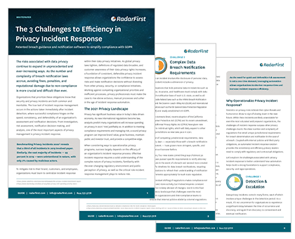 3 challenges to efficiency radarfirst