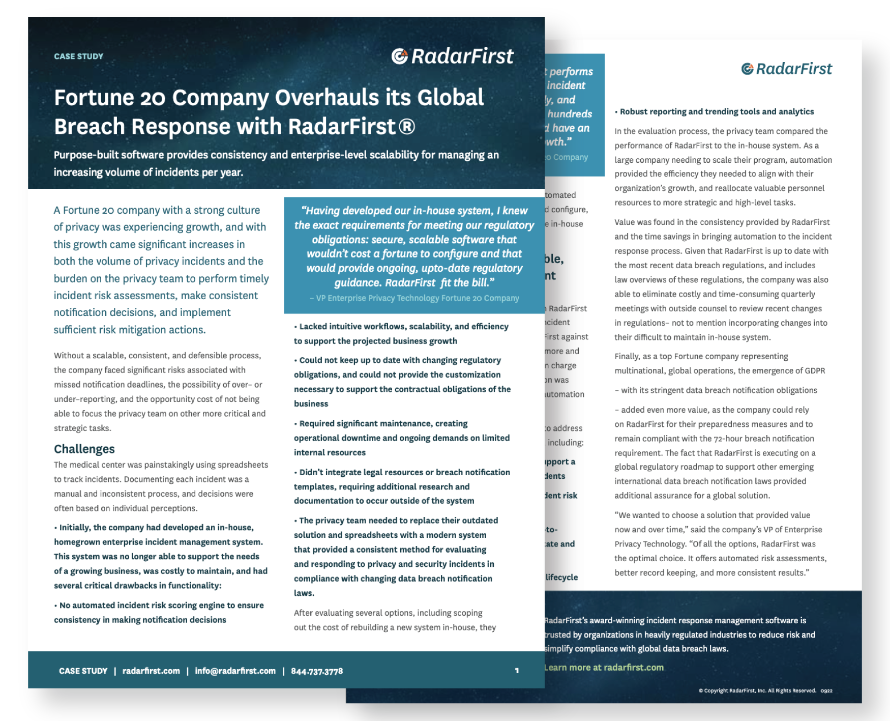 radarfirst fortune 20 company overhauls global breach response with radarfirst
