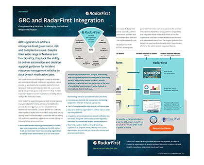 GRC and RadarFirst Integration
