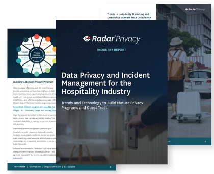 Data Privacy and Incident Management for the Hospitality Industry