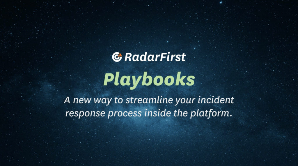 playbooks radarfirst demo