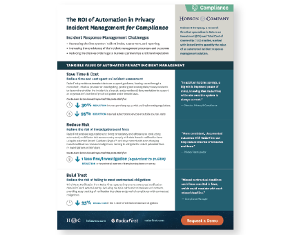 compliance roi of automation radarfirst thumbnail