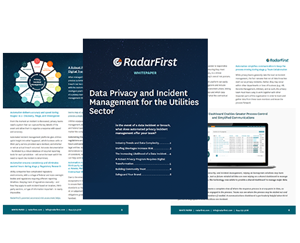 Data Privacy and Incident Management for the Utilities Sector