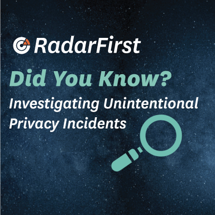 investigating unintentional privacy incidents