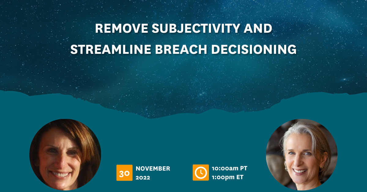 Remove Subjectivity from Incident Response | Promo Image, Register Now