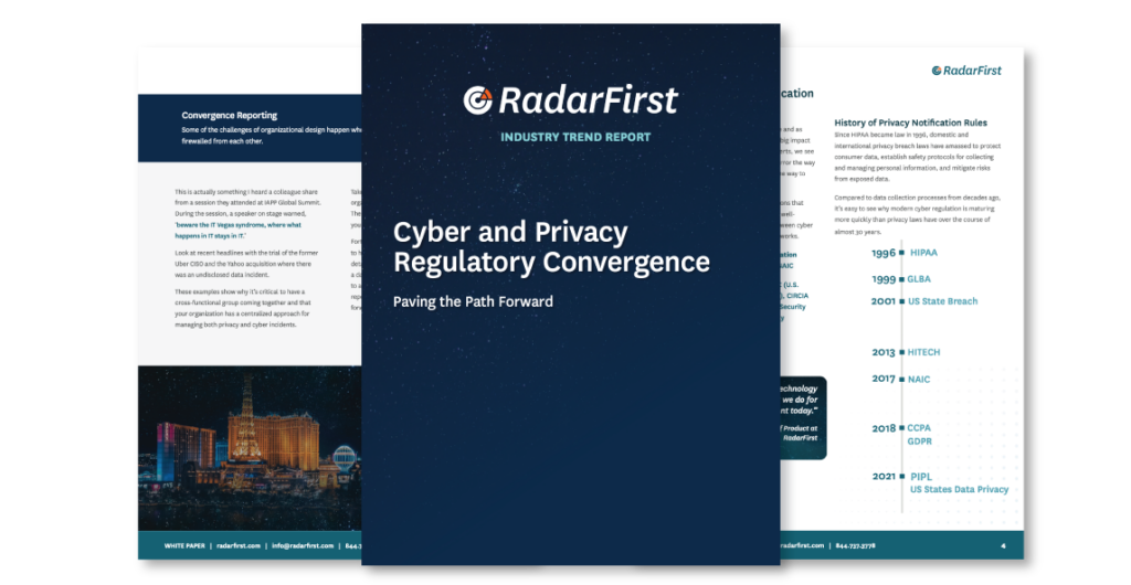 Preview of Cyber and Privacy Regulation Convergence Industry Trend Report