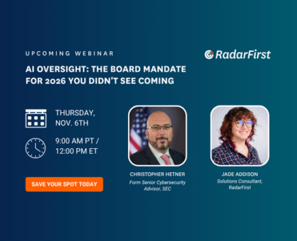 AI Oversight: The Board Mandate for 2026 You Didn't See Coming (On Demand)