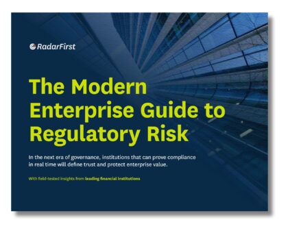 The Modern Enterprise Guide to Regulatory Risk
