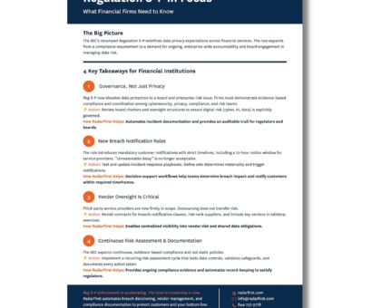 Reg S-P Is Here. Modernize Your Privacy and Risk Governance