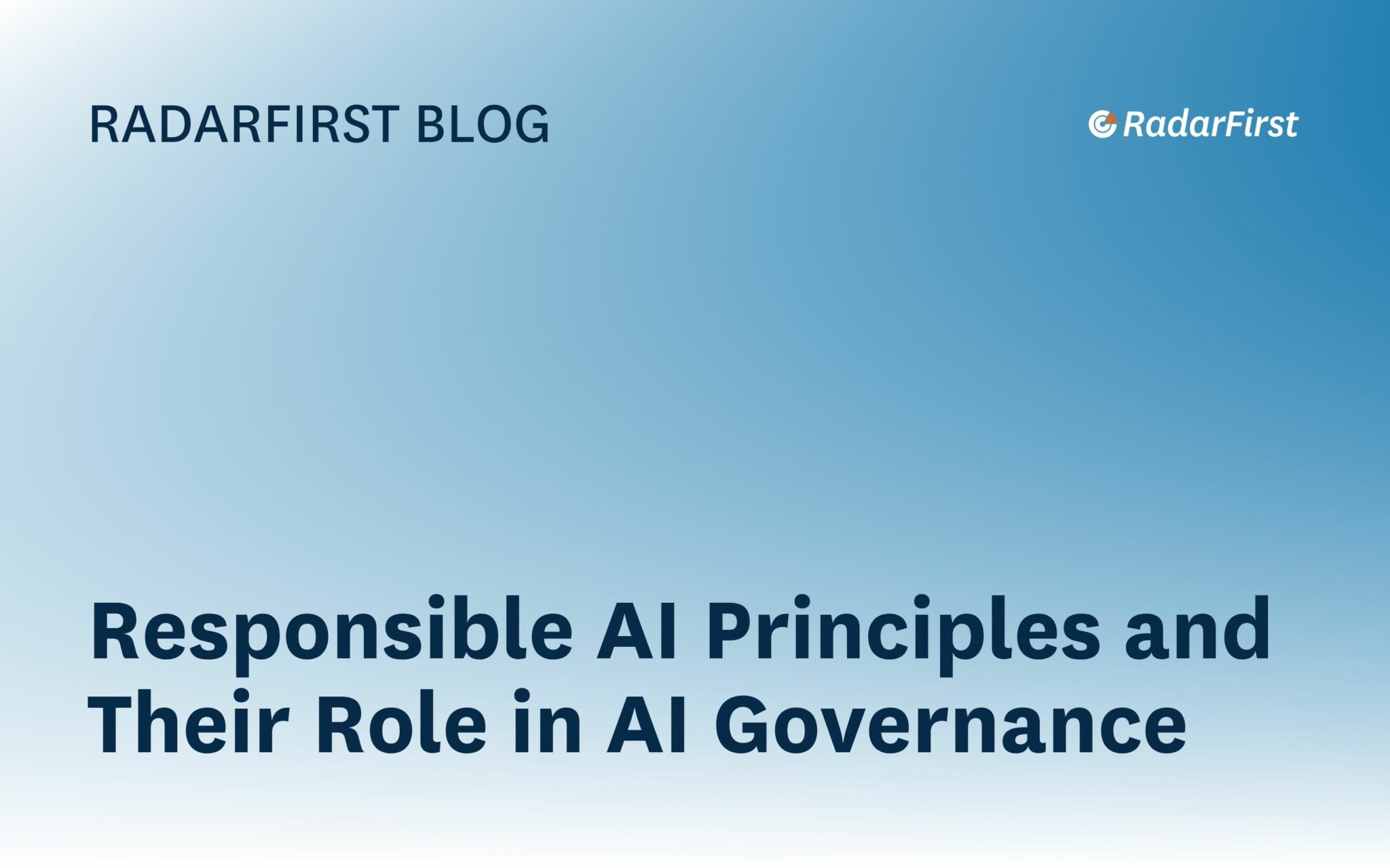 Responsible AI Principles for Effective Governance