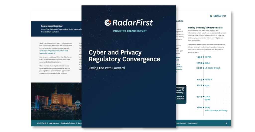 Preview of Cyber and Privacy Regulation Convergence Industry Trend Report