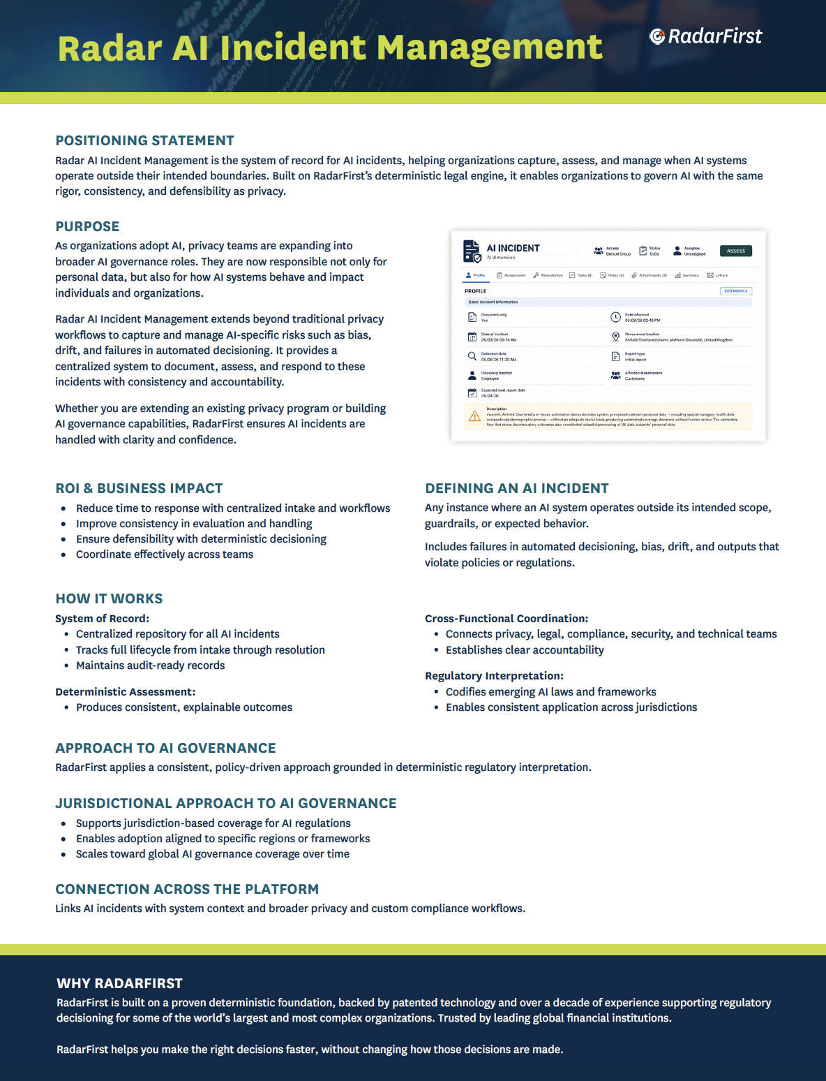 AI Incident Management RadarFirst